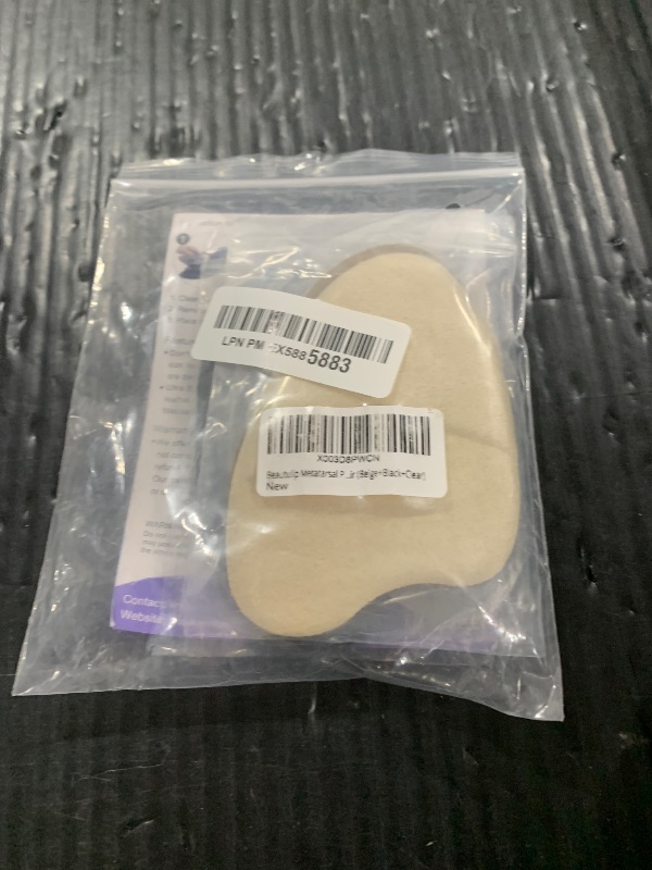 Photo 1 of Beautulip Metatarsal Foot Pads (0.2" Thick) - Ball of Foot Cushions for Women - Invisible Non-Slip High Heel Comfort Pads - 3 Pairs (Beige+Clear+Black)
