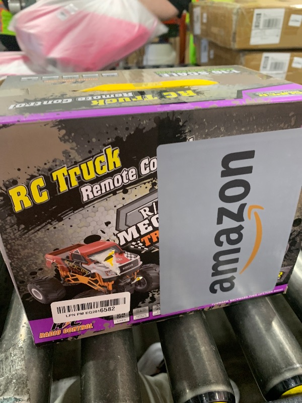 Photo 1 of Kidcia 1:16 Scale RC Monster Truck - 2.4GHz All Terrain Car for Kids 4-12, 20 Km/h Off Road RC Truck, Christmas or Birthday Gift