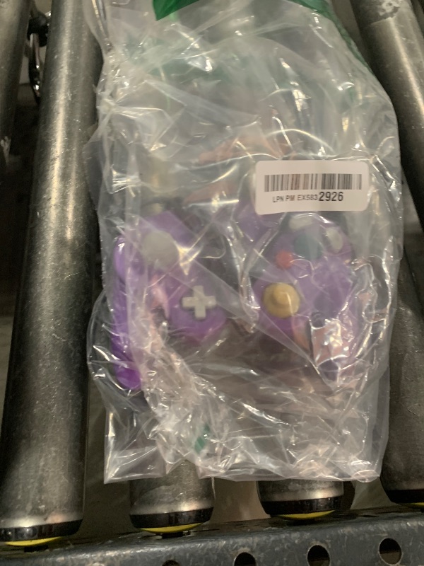 Photo 1 of OSTENT Wired Shock Game Controller for Nintendo GameCube NGC Video Game Color Purple