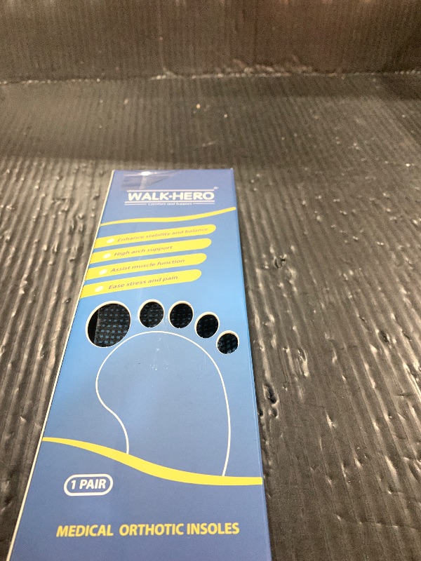 Photo 1 of Inserts Relieve Plantar Fasciitis - Flat Feet Insoles Arch Supports, Orthotic Insoles for Foot Pain Arch Pain Reduce Muscle Fatigue Absorb Shock (Mens 5-5 1/2 | Womens 7-7 1/2)
