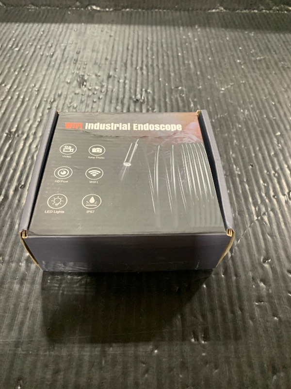 Photo 1 of Endoscope Camera with Light,1920P HD Borescope Tools with 8 Adjustable LED Lights, Endoscope with Semi-Rigid Snake Camera, IP67 Waterproof Inspection Borescope for iOS and Android-32.8ft Single Lens
