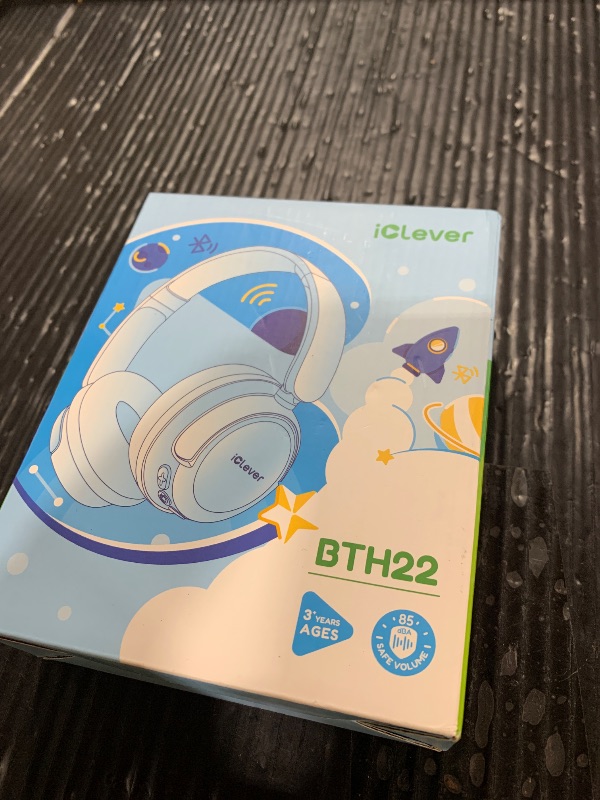 Photo 1 of iClever BTH22 Kids Bluetooth Headphones, 60H Play Time, 74/85 dBA Safe Volume, Bluetooth 5.4, USB C, Over Ear Kids Headphones Wireless with Mic AUX Cord for iPad/Tablet/Travel, Blossom Pink