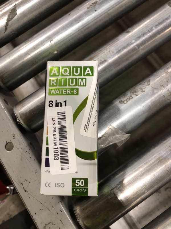 Photo 1 of AAwipes 8-in-1 Aquarium Test Kit for Fish Tanks - Quick & Accurate Water Testing Strips for Aquariums & Ponds. Tests pH, Ammonia, Alkalinity, Hardness, Chlorine, etc. (K02-50)