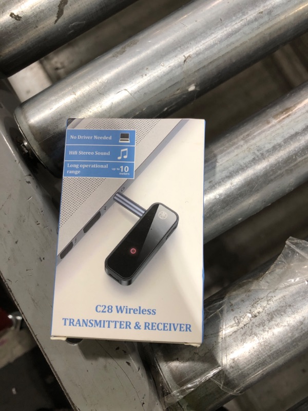Photo 1 of JXTZ Aux Bluetooth 5.3 Adapter for Car, 2 in 1 Wireless Bluetooth Transmitter and Receiver for Headphones Car Home Audio Speaker, Portable 3.5mm Wireless Audio Receiver, Hands-Free Call