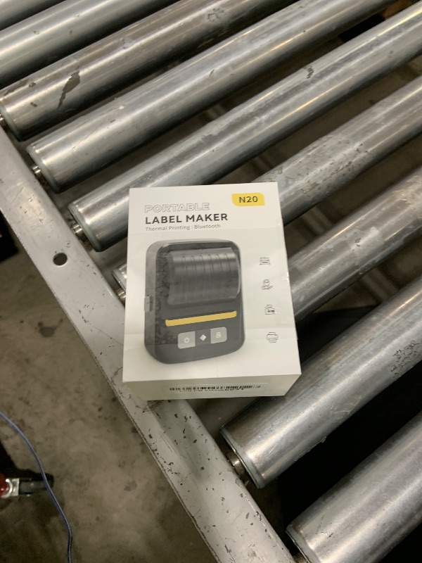 Photo 1 of NADAIIN Label Maker Machine with Tape, Bluetooth Label Makers, Portable Thermal Label Printer Easy to Use for Small Business, Home, Office, School, Barcode, Address, Sticker Printer for Phone