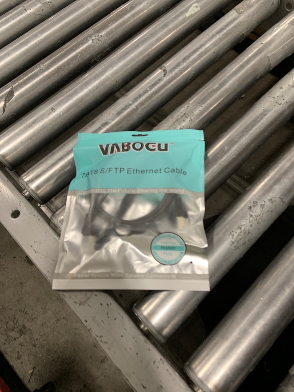 Photo 1 of Vabogu Cat 8 Ethernet Cable, 3ft Heavy Duty High Speed Internet Network Cable, 26AWG, 2000Mhz 40Gbps with Gold Plated RJ45 Connectors, Shielded for Indoor & Outdoor Use