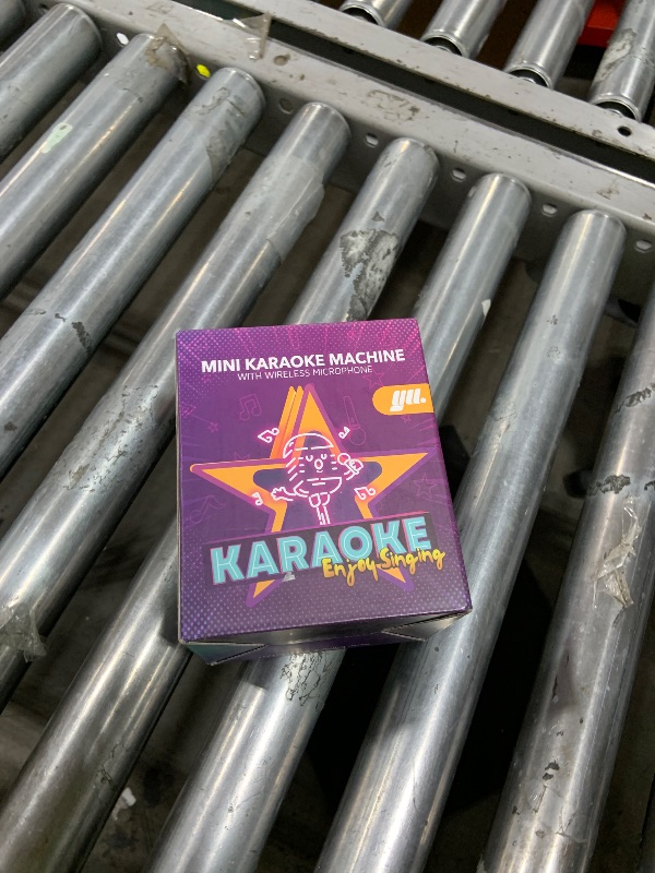 Photo 1 of YLL Mini Karaoke Machine with 2 Wireless Microphones, TOP Kids Gifts for Girls Ages 3, 4, 5, 6, 7, 8, 9,10,11,12 +Year Old, 4-12 Years Old Birthday Toy Gift for Girls Boys Party (Purple)
