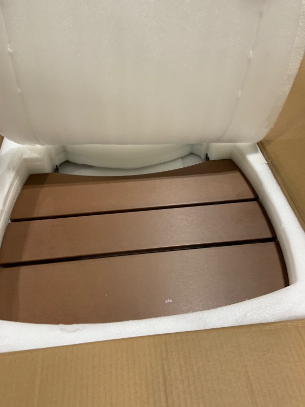 Photo 1 of Quantfire Side Shelves Upgrade Plus Big Green Egg Accessories, Composite 3 Slat Egg Mates for XLarge Big Green Egg with Folding Side Shelves Replacement Parts Grill