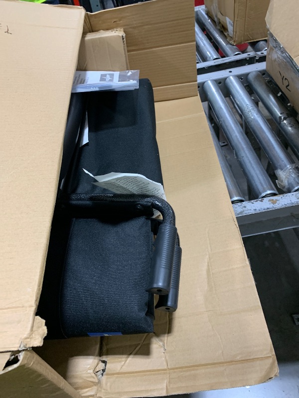 Photo 1 of Medline Comfortable Folding Wheelchair with Swing-Back Desk-Length Arms and Swing-Away Footrests, 20”W x 16”D Seat