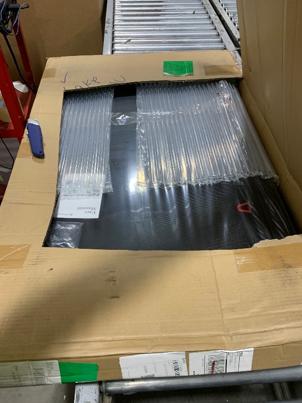 Photo 1 of AlloTemlass RV Exit Window, 36" W x 22" H Tinted Emergency Window with Net Screen and Trim Ring, DOT Approved, Fits 1-1/4" to 1-4/5" Wall Thickness, Easy Install for RVs and Trailers