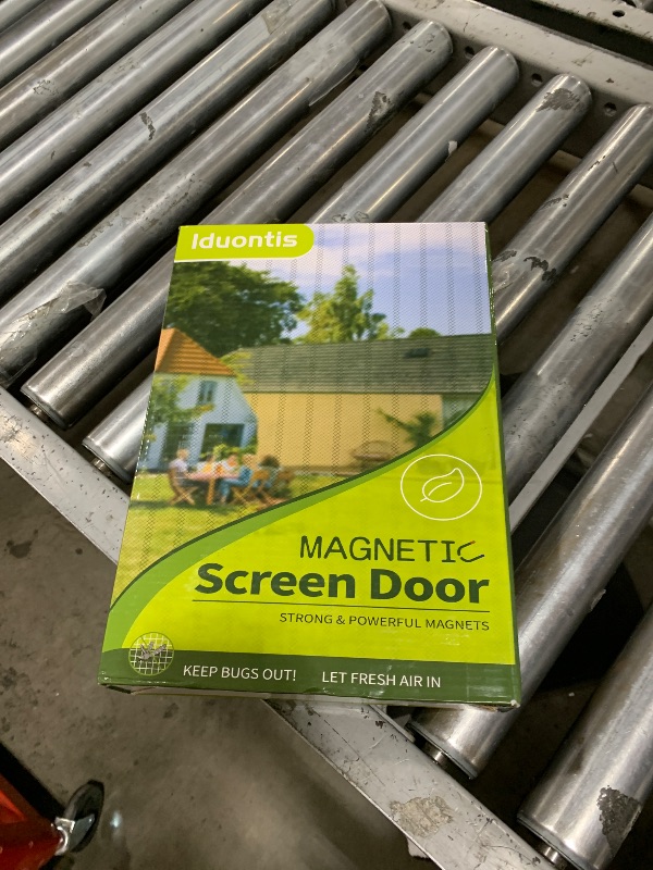 Photo 1 of Magnetic Screen Door - Fit for Door Size:36 x 82 Inch, Screen Itself Size:38"x83", Hands Free Mesh Partition,Heavy Duty Curtain Keeps Bugs Out, Frame Hook & Loop, Pet and Kid Friendly