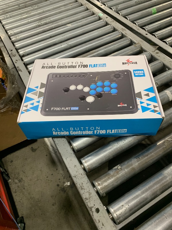 Photo 1 of MAYFLASH F700 FLAT Elite Wireless Arcade Stick Leverless All Button Controller with Sanwa buttons Compatible with PS5, PS4, PC, Xbox Series S/X, Switch/Switch 2 Support Bluetooth, 2.4G and Wired