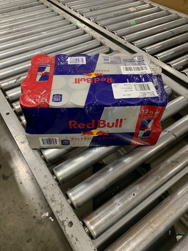 Photo 1 of Red Bull Energy Drink with 114mg Caffeine plus Taurine & B Vitamins, 12 Fl Oz, Pack of 24 Cans