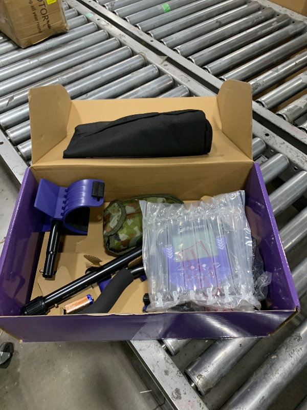 Photo 1 of PalliPartners Metal Detector for Adults Waterproof-Professional Higher Accuracy Gold Detector with LCD Display,5 Mode,Advanced DSP Chip 12" Coil(Purple)