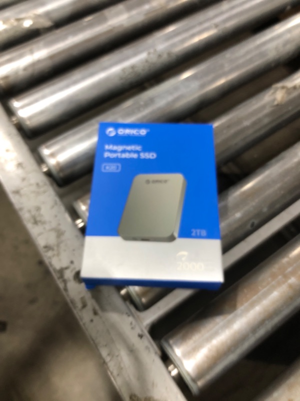 Photo 1 of ORICO 2TB Magnetic Portable SSD, Aluminum Alloy, 4K 120 fps ProRes HDR Record and Store, Up to 2000MB/s, External Solid State Drive, Compatible with iPhone 16 Pro Max, Tablet, Computer - K20