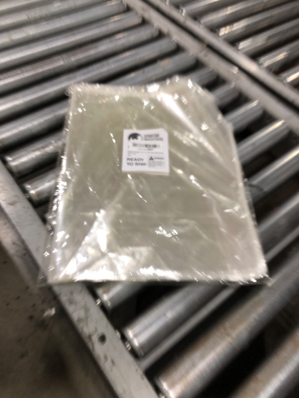 Photo 1 of Spartan Industrial - 12" X 15" (100 Count) Crystal Clear Resealable Cello Poly Bags for Packaging, Clothing & T Shirts - Self Seal & Reinforced