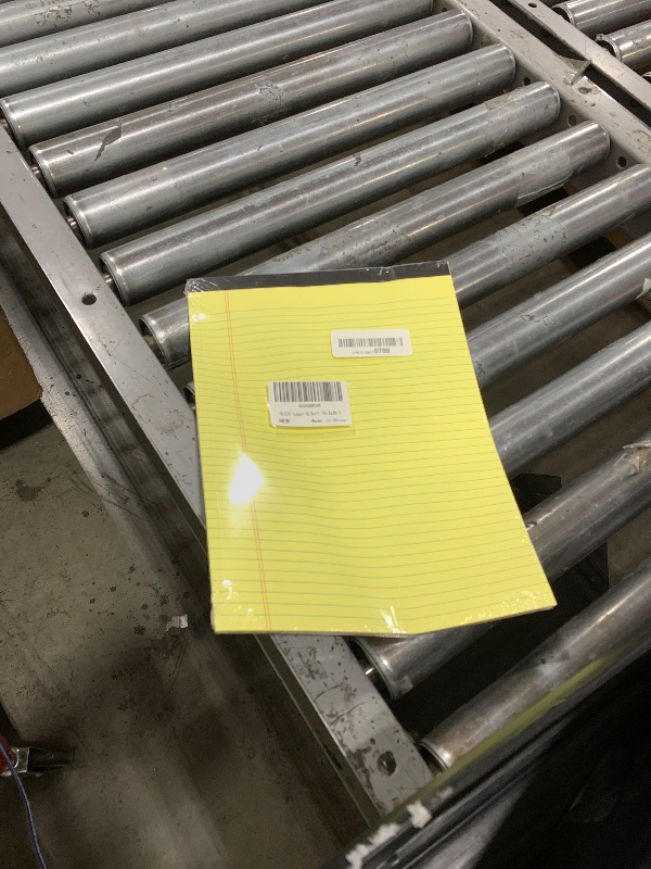 Photo 1 of Legal Pads 8.5 X11.75, Narrow Ruled Notepads, 2 Pack, 30 Sheet/Pad, Yellow Legal Pads, Tear Off Notepad, Perforated Writing Pad, Notebook Paper College Ruled, Notepads for Office Home School, Notepad