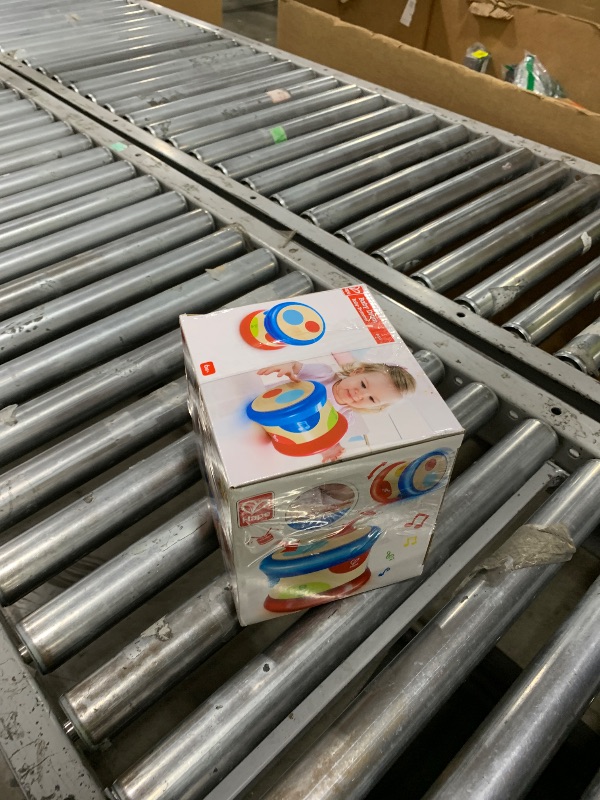 Photo 1 of Hape Baby Drum | Colorful Rolling Drum Musical Instrument Toy for Toddlers, Rhythm & Sound Learning, Battery Powered (E0333)