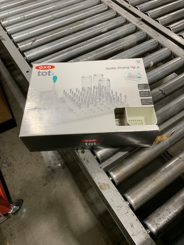 Photo 1 of OXO Tot Bottle Drying Rack, Gray