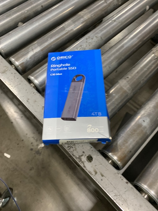 Photo 1 of ORICO 4TB Portable SSD Up to 800MB/s, Hanging Hole Design External Solid State Drive, 2 in 1 USB C&A Cable, Durable Storage for Type-C Smartphone, Tablets, Laptops, for Content Creators - C10Max