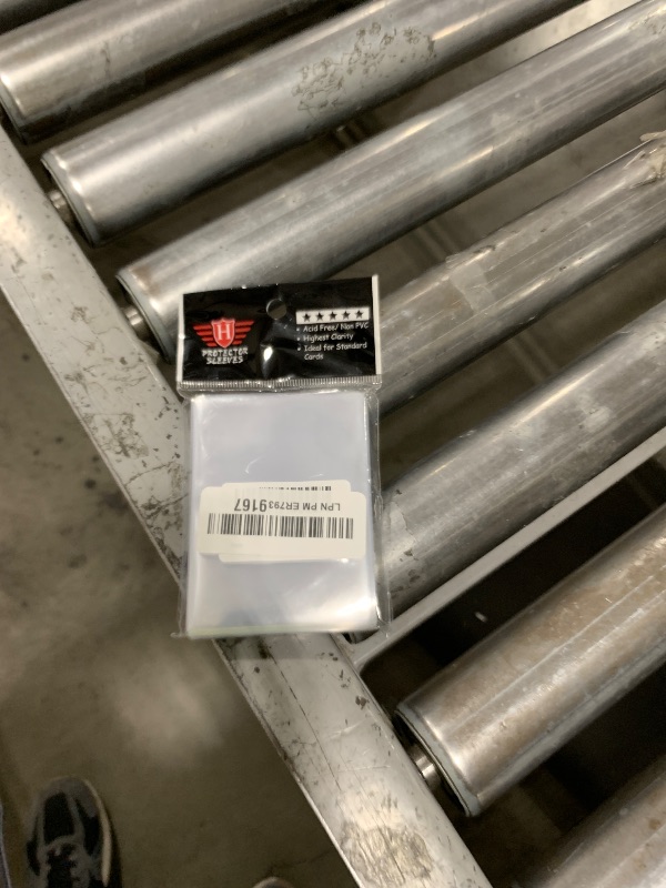 Photo 1 of 100 Counts Clear Penny Card Sleeves for Trading Cards, Plastic Soft Card Sleeves Card Protectors Fit for MTG Baseball Card, Sports Cards, Game Card Standard Cards