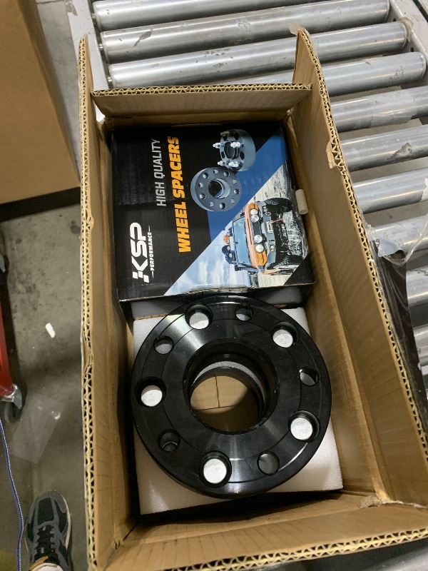 Photo 1 of KSP 5X5.5 Wheel Spacers for Ram 1500, 1.5(38mm) 5x139.7mm to 5x139.7mm Hub Centric Forged Wheel Spacers, Hub Bore 77.8mm Thread Pitch M14X1.5 for 2012-2018 D-o-d-g-e Ram 1500, Package of 4Pcs Black