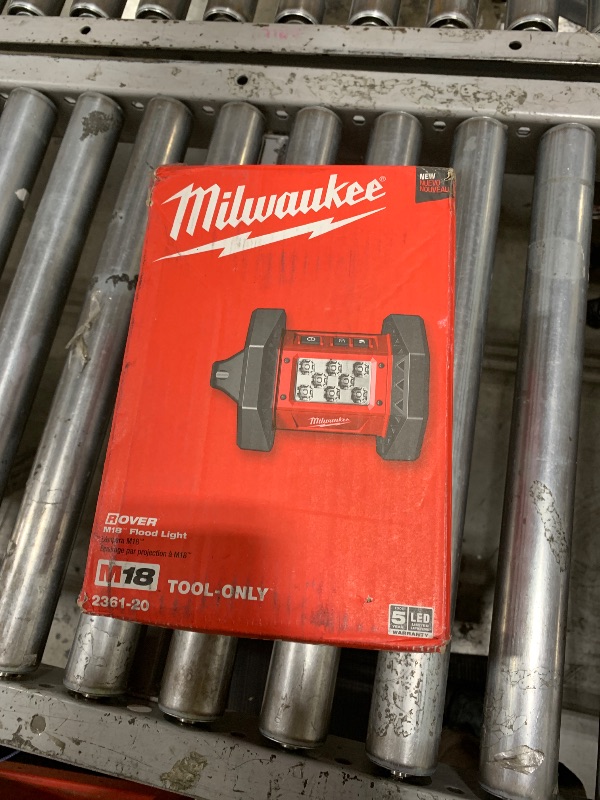 Photo 1 of Milwaukee Electric Tool 2361-20 M18 LED Flood Light (Tool-Only, Battery and Charger NOT Included)