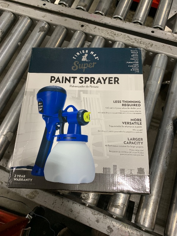 Photo 1 of HomeRight C800971.A Super Finish Max, Includes 3 Brass Spray Tips, 3 Spray Patterns, Easy to Clean HVLP Paint Sprayer, Great for Furniture, Cabinets, Trim & More, Sprays Stains, Sealers & Latex Paints