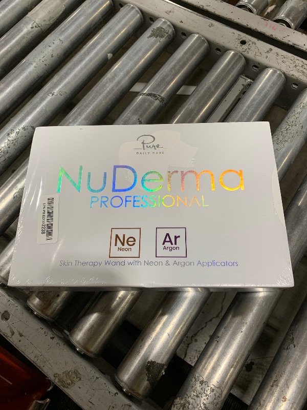 Photo 1 of NuDerma Clinical Skin Therapy Wand - Portable Skin Therapy Machine w 6 Fusion Neon + Argon Wands – Anti Aging - Clarifying - Skin Tightening & Radiance - Wrinkle Reducing
