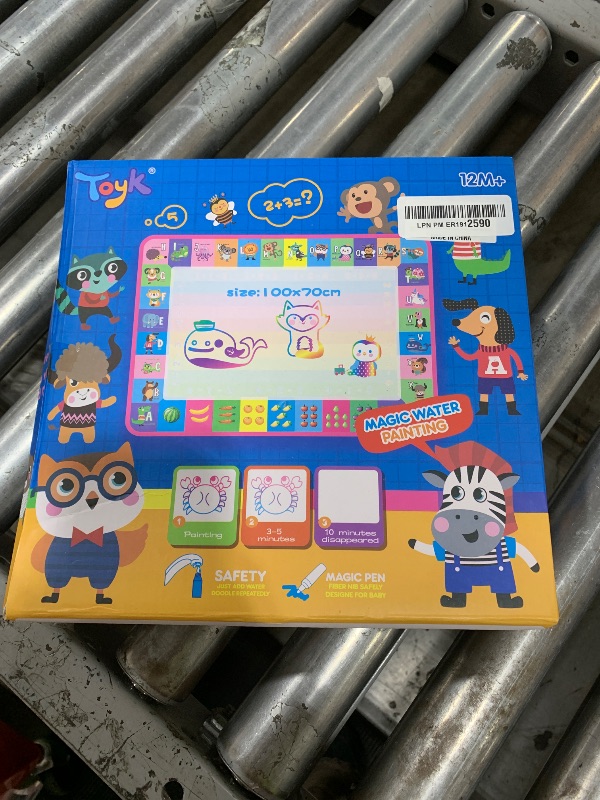 Photo 1 of Water Doodle Mat - Kids Painting Writing Doodle Toy Board - Color Doodle Drawing Mat Bring Magic Pens Educational Toys for Age 3 4 5 6 7 8 9 10 11 12 Year Old Girls Boys Age Toddler Gift (Pink)