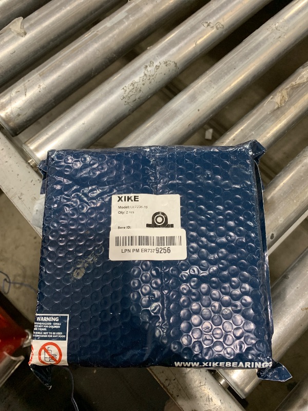 Photo 1 of XiKe UCP206-19 Pillow Block Bearing - Chrome Steel Bearings with 1-3/16" Bore -Pack of 2 Mounted Pillow Block Bearings- Self Alignment