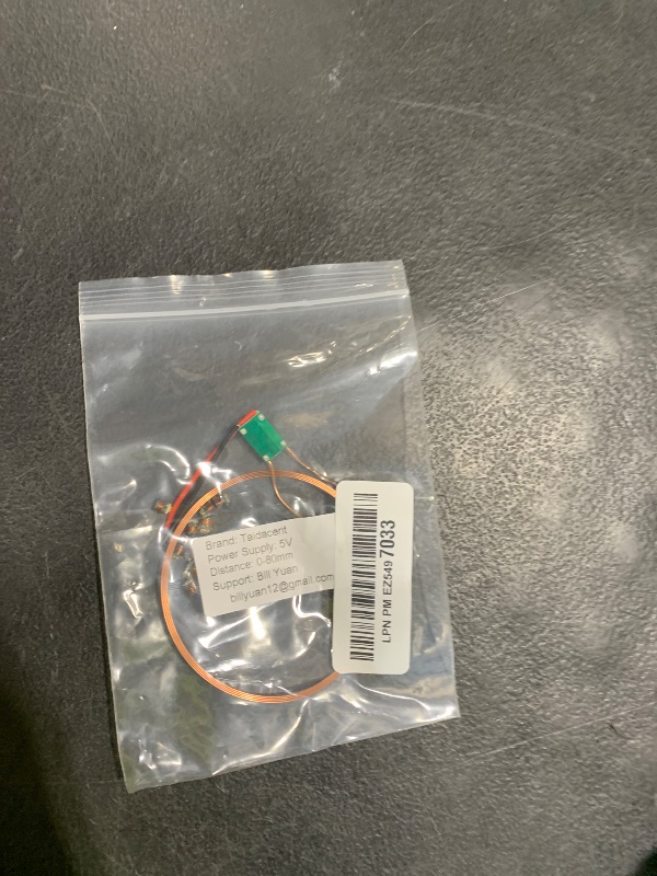 Photo 1 of Taidacent 80mm Long Distance 5V Wireless LED Coil Inductive Coil and Ten Colorful Wireless LEDs Lights Brightness Adjustable Wireless LED Induction Wireless Charging Module