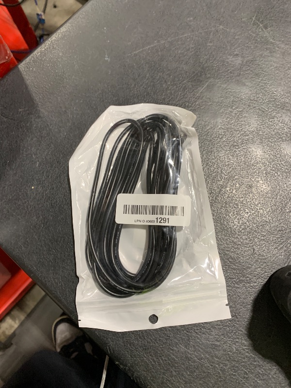 Photo 1 of SIM&NAT LED Solderless Extension Power Cord 20AWG 10 Feet Male to Female 5.5mm x 2.1mm DC Extension Power Cable for 5050/3528 LED Strip String Light, CCTV