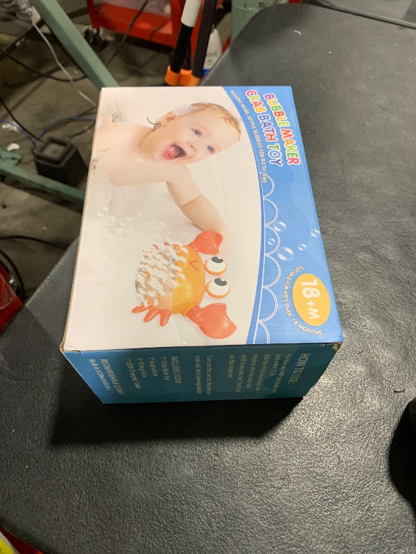 Photo 1 of Gigilli Crab Baby Bath Toys, Rechargeable Bath Bubble Machine for Toddler, Automatic Shower Bathtub Bubble Maker with Music Control for Kids Ages 1-3 6-12 12-18 Months 1st Birthday Gifts