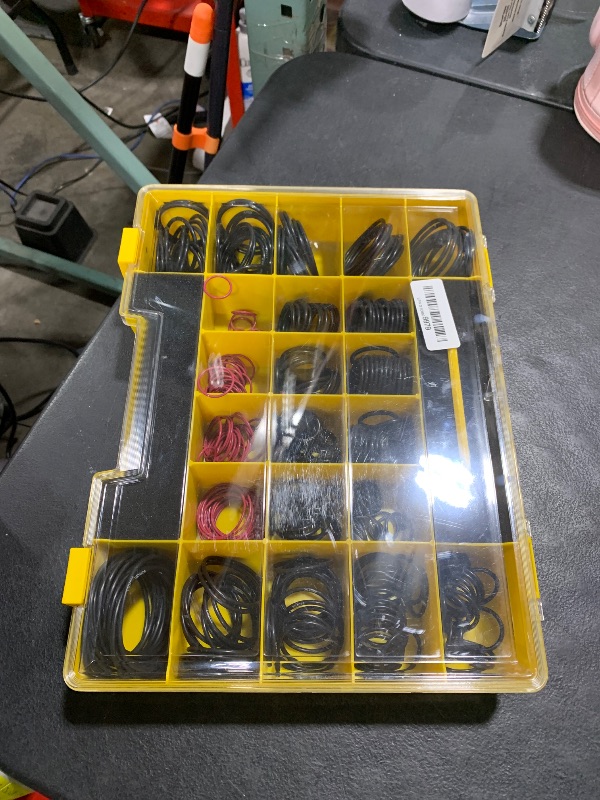 Photo 1 of FridayParts 580 Pcs Seal O-Ring Kit 4C-4782 4C4782 270-1528 4J-0523 Compatible for CAT Caterpillar SAE STOR ORFS 61 62 Nitrile 90