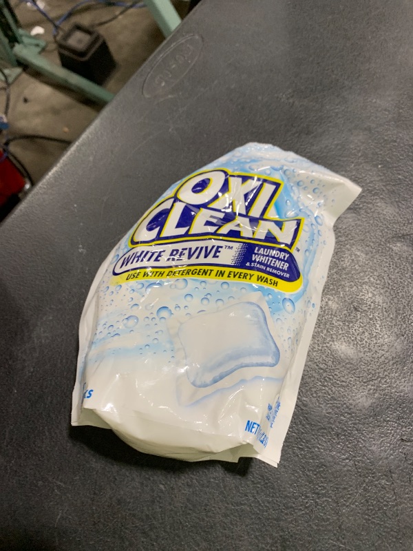 Photo 1 of OxiClean White Revive Laundry Whitener and Stain Remover Power Paks, 24 Count