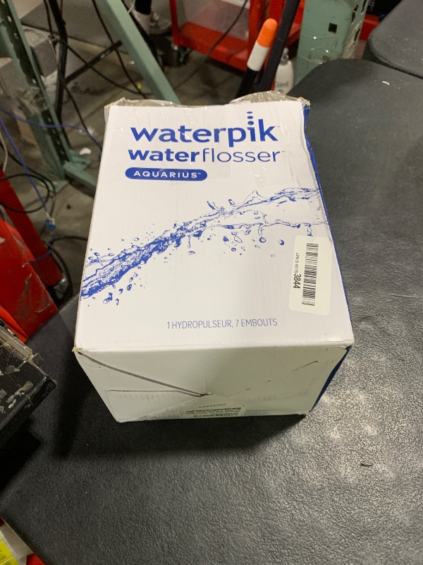 Photo 1 of Waterpik Aquarius Water Flosser For Teeth Cleaning, Gums, Braces, Dental Care, Electric Power With 10 Settings, 7 Tips For Multiple Users And Needs, ADA Accepted, Black WP-662, Packaging May Vary