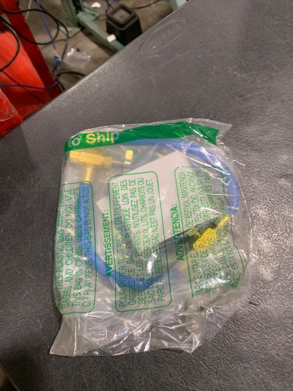 Photo 1 of R134a Refrigerant Charging Hose to Refrigerator, AC Recharge Hose, Can Tap with Gauge - R134a Can to R-12/R-22 port
