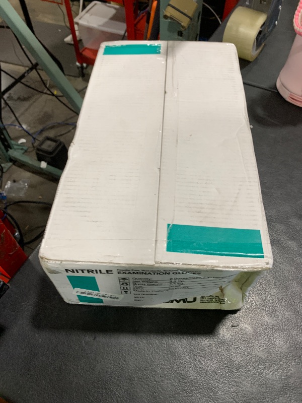 Photo 1 of JMU Black Nitrile Gloves Small Case of 1200, 3.5Mil Nitrile Exam Gloves, Latex Free, Powder Free