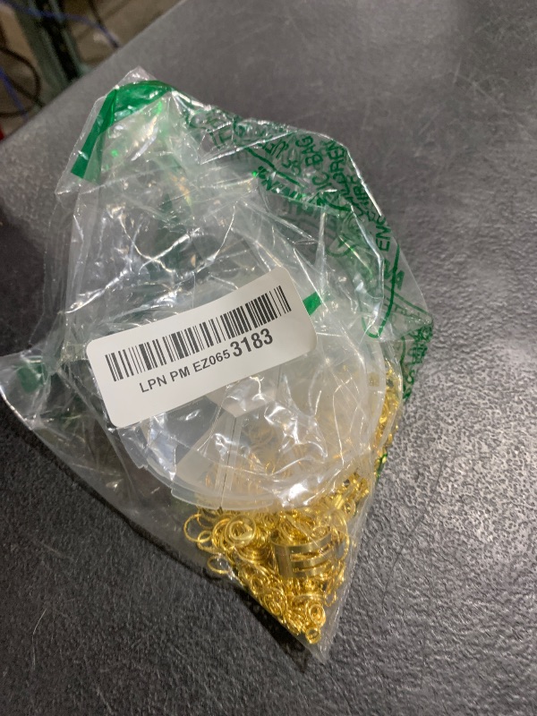 Photo 1 of Handyman Crafts Jump Rings Kit With1000PCS Open Jump Rings 40PCS 12mm Lobster Clasps and Jump Rings Opener for Jewelry Making Keychains and Necklace Repair (Gold)