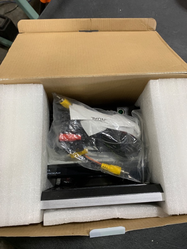 Photo 1 of Motorized 2G+64G Single Din Radio with Wireless Carplay -10.4inch HD Vertical Rotatable Touch Screen- Wireless Android Auto FM/RDS EQ GPS Bluetooth with WiFi 50UIs USB MirrorLink Backup Camera