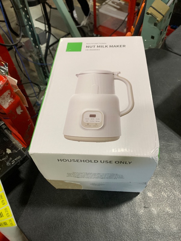 Photo 1 of KIDISLE 6 in 1 Automatic Nut Milk Maker Blender, 20oz Homemade Coconut, Soy, Oat, Almond, Plant Based Milks and Non-Dairy Beverages with Delay Start/Keep Warm/Boil Water/Self-Cleaning, Cream