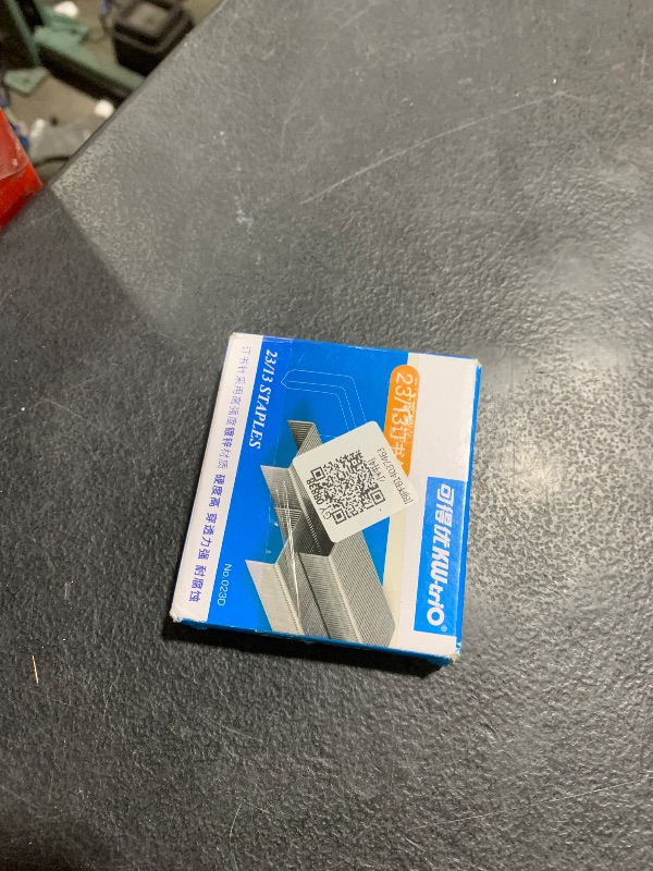 Photo 1 of 1000pcs Staples, 23/13 Strong Standard Stapler Staples Heavy Duty Staples Leg Height: 13mm Width: 12.85mm 40-100 Sheet Capacity