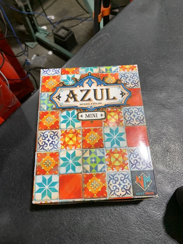 Photo 1 of Azul Mini Board Game - Portable Tile-Placement Fun, Strategy Game for Kids and Adults, Ages 8+, 2-4 Players, 30-45 Minute Playtime, Made by Next Move Games