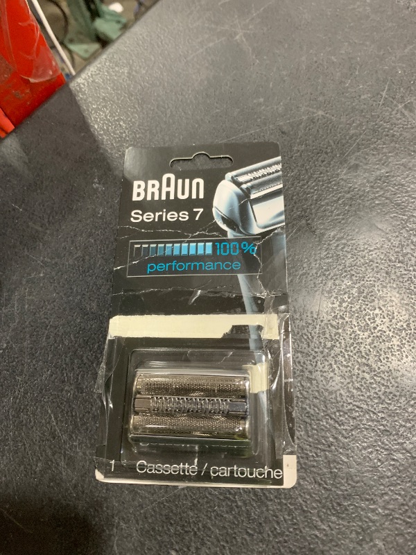 Photo 1 of Braun Series 7 70S Electric Shaver Head Replacement Cassette – Silver