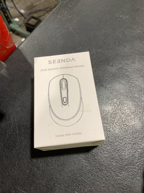 Photo 1 of seenda Wireless Mouse, Rechargeable Light Up Mouse for Laptop, Small Cordless Mice with Quiet Click LED Rainbow Lights for PC Computer Kids Chromebook Windows Mac,Hot Pink