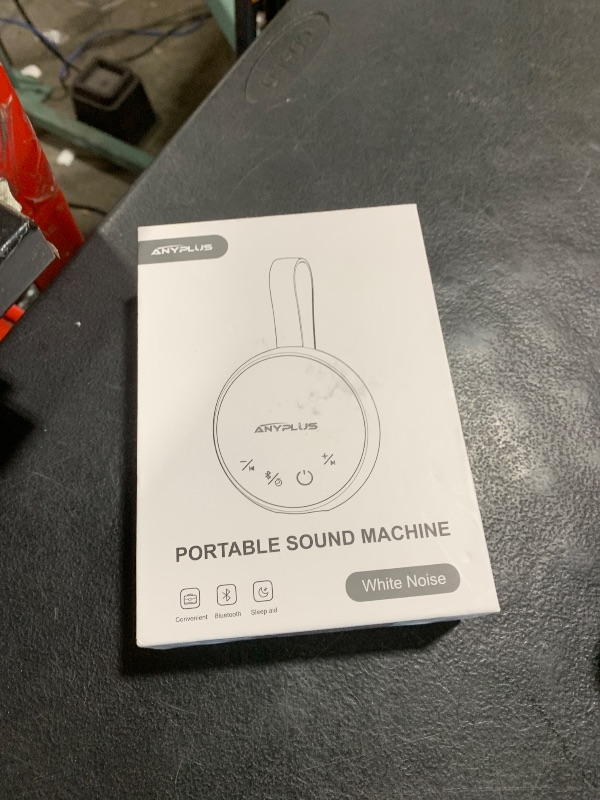 Photo 1 of White Noise Sound Machine, Portable Sound Machine for Sleeping Adults & Baby, with Bluetooth 5.1/24 Soothing Sounds/Battery Powered/3 Timer Memory Function for Office/Bedroom/Travel?Pink?