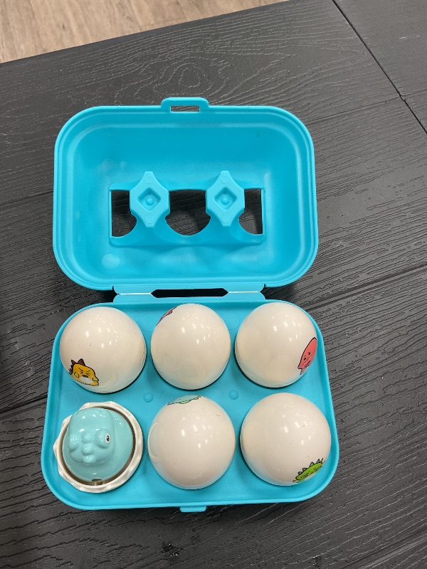 Photo 1 of FQKIOMY Dinosaur Toys,Egg Toy for Toddlers 1-3,Montessori Sensory Early Educational Learning Shape Matching & Sorting Games Fine Motor Toys Gifts for 2 Year Old Boys Girls