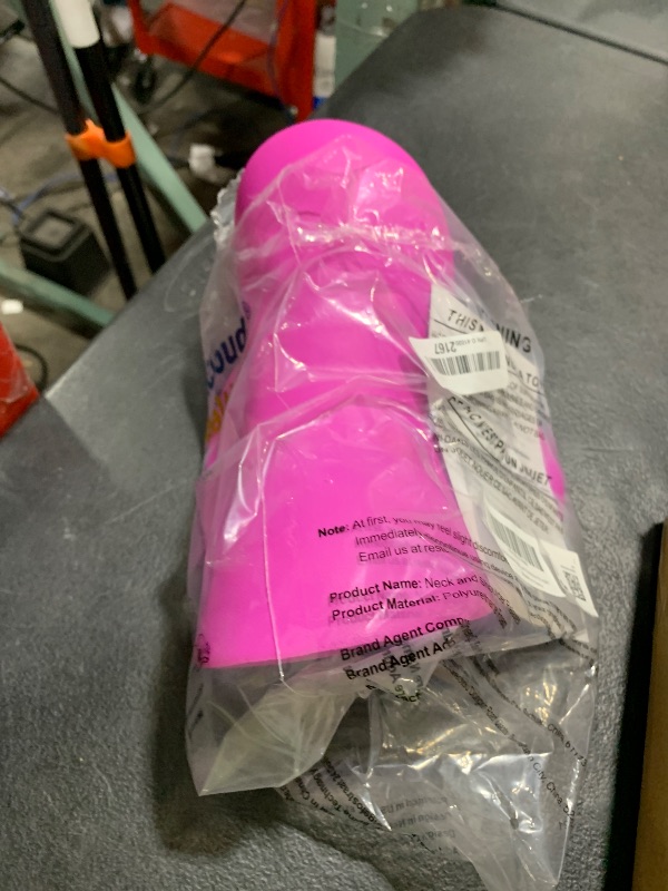 Photo 1 of RESTCLOUD Neck and Shoulder Relaxer, Cervical Traction Device for TMJ Pain Relief and Cervical Spine Alignment, Chiropractic Pillow, Neck Stretcher (Purple)