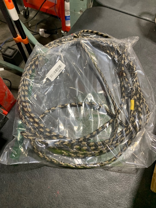 Photo 1 of Just Jump It Lil Lariat Junior Lasso Rope - Pre-Tied 20' Kids Cowboy Rope - Black and Tan